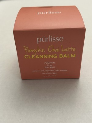 Purlisse Pumpkin Chai Latte Cleansing Balm 2.7 Oz New In Sealed Box/AllSkinTypes