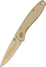 Smith  Wesson CK110GL Executive Frame Lock Folding Knife w/Drop Point Blade