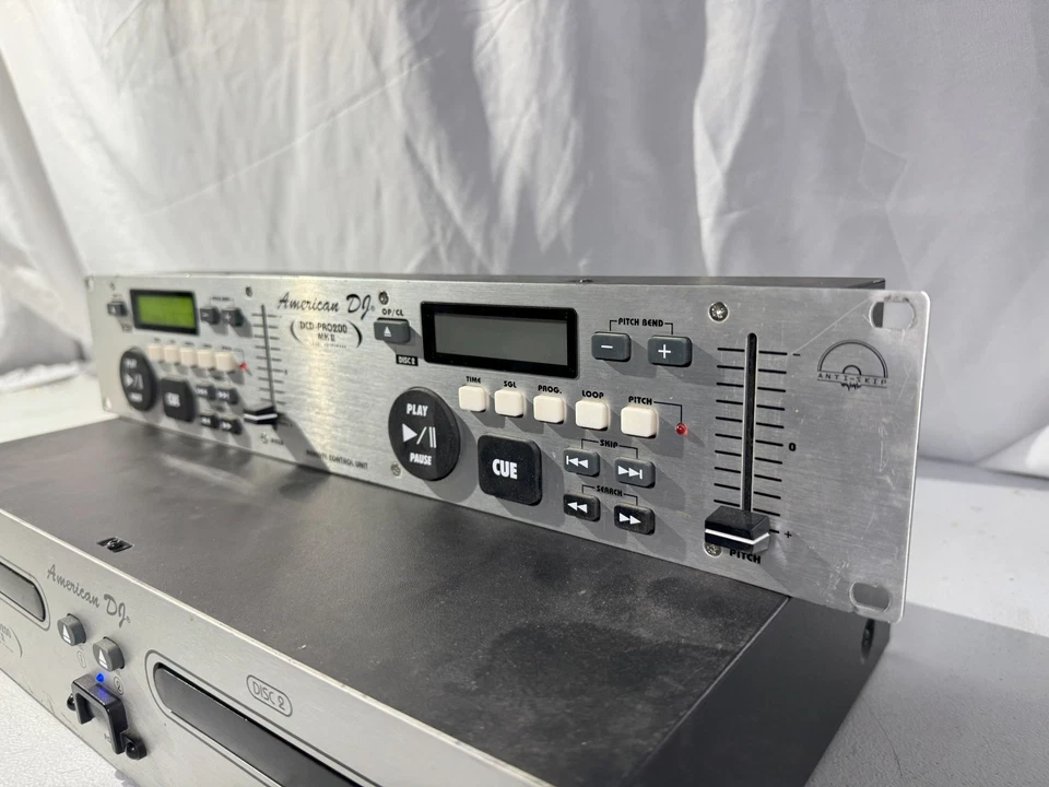 American DJ DCD-PRO200MK II DJ Controller CD Mixer Pro Audio Dual Compact Disc - Image 3 of 4
