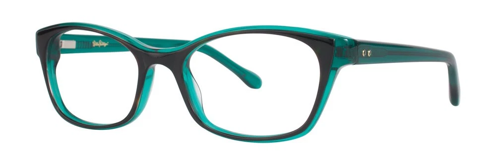 Lilly Pulitzer Blue Oval Eyeglass Frames for sale | eBay display picture 3
