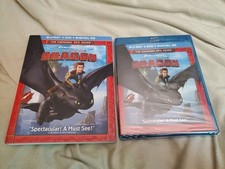 NEW How to Train Your Dragon 1 Blu-ray, DVD, Digital, 2010 w/Slipcover SEALED
