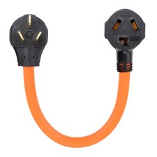 SURIEEN NEMA 10-50P Male to 10-30R Female Dryer Adapter Plug, 1.5FT 3 Prong...