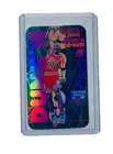 Dunk N Go Nuts Michael Jordan Lazer Holo Promo Mini Tobacco Card Chicago Bulls