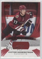 2020-21 Trilogy Rookie Premieres Red Foil Jerseys Level 1 Victor Soderstrom rh0
