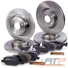 BREMSSCHEIBEN+BREMSBELÄGE BREMSKLÖTZE VO+HI FÜR ALFA ROMEO GT 03-10 156 02-05