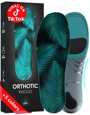 220 lbs Plantar Fasciitis High Arch Support Insoles Men Women - Orthotic Sho...