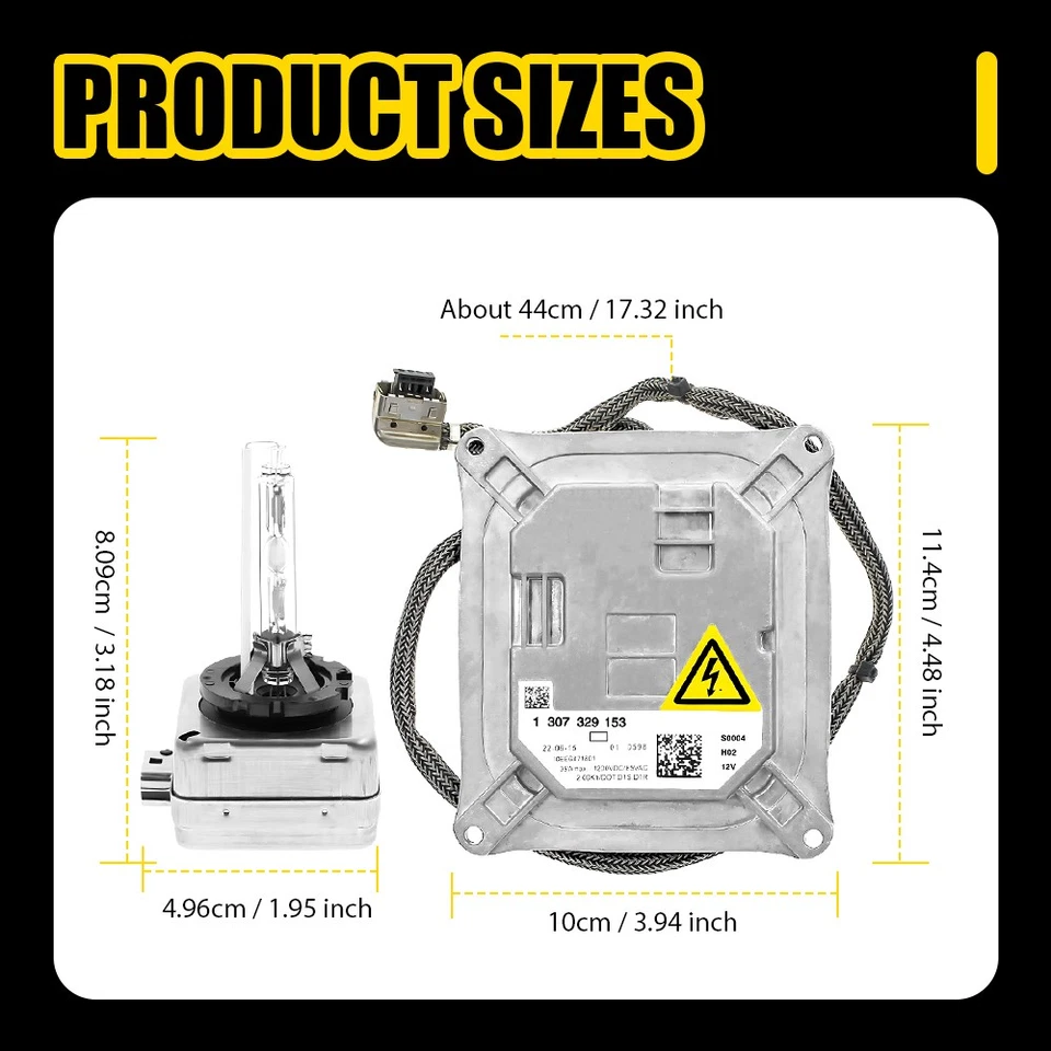 For 2006-2011 Cadillac DTS Xenon HID Headlight Ballast Module 25806714 w/ Bulb - Image 4 of 4