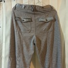 Women’s Junior The Straight Crop Pants Gray And Silk On Pockets Buttons Size 4 — photo 5
