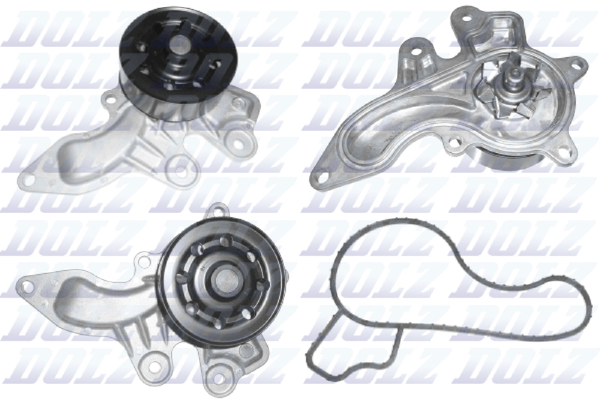 Dolz Wasserpumpe MotorküHlung T264 FüR Toyota Hr Corolla Auris NGX10_ NGX10R 4WD-image