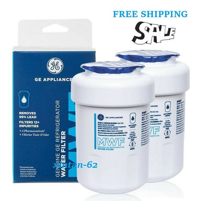 #ad 2 PACK GE MWF MWFP 46 9991 GWF Smartwater Genuine Refrigerator Water Filter $17.08