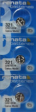 Watch Battery 321 0 Hg Mercury Free X 3