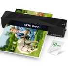 Laminator Machine with 10 Laminating Sheets, A4 Laminating Machine Hot & Cold...