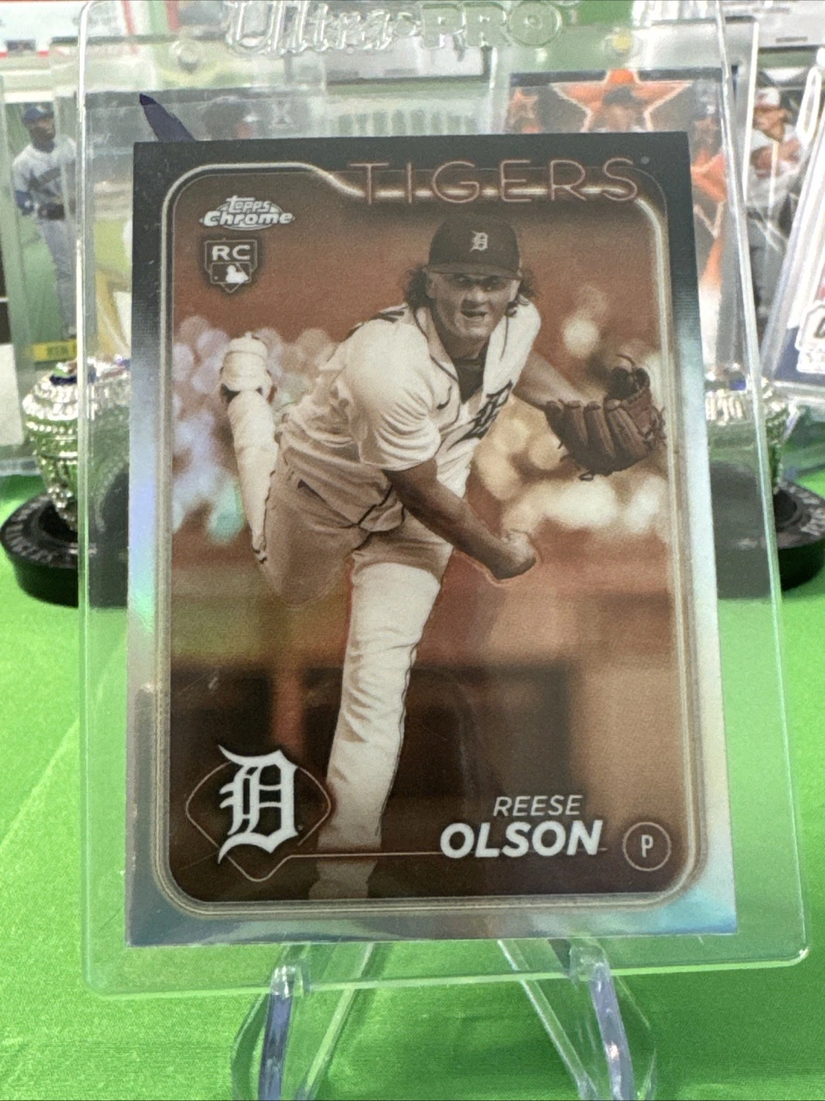 2024 Topps Chrome - Reese Olson #40 Sepia Refractor (RC)