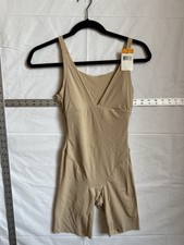 Maidenform Women's Beige Shapewear Bodysuit - Tummy Control - Size Small