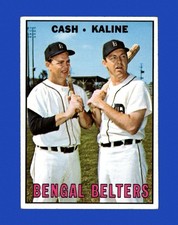 1967 Topps Set-Break #216 Al Kaline/Norm Cash EX-EXMINT *GMCARDS*