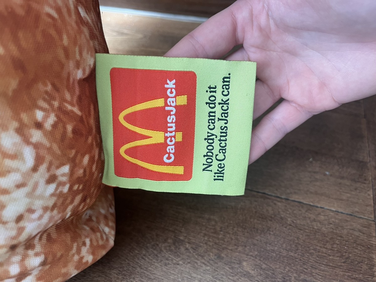 Travis Scott x McDonald's Cactus Jack McNugget Body Pillow | eBay