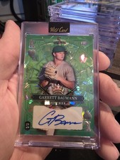 Wild Card 5 Card Draw Stacked Deck Garrett Baumann Serial Numbered Autograph 3/3