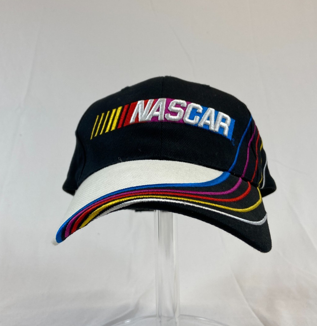 Nascar Baseball Cap Strapback Hat Multicolor Raci… - image 1