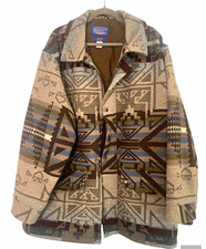 Vintage Pendleton Men’s XL Western Wool Blend 3M Thinsulate Zip Blanket Jacket