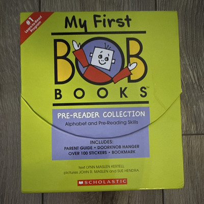 Scholastic My First Bob Books Pre-Reader Box Set, Ages 2-3