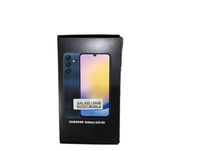 BOOST MOBILE SAMSUNG GALAXY A25 BLUE 128 GB OPEN BOX