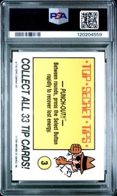 PSA 8- 1989 Topps Nintendo Punch Out Pegatina Tarjeta NES Soda Popinski #3 👀 👊👊