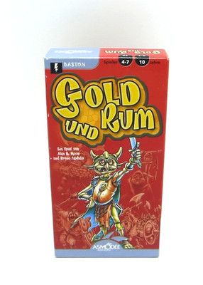Gold und Rum Asmodee Edition 2003 deutsch Alan R. Moon Kellerfund / Kellergeruch