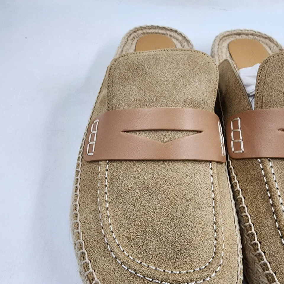 Alpargatas mocasines de gamuza sin cordones JW Anderson para hombre 44/10,5 beige medio Foto 4 de 4