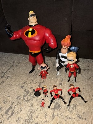 Disney Pixar The Incredibles Figure Lot Syndrome Talking Mr Incredible Dash