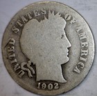 1902s Barber Dime SILVER Coin BETTER DATE 'S' Mint Mark LOT #2  NR — photo 1