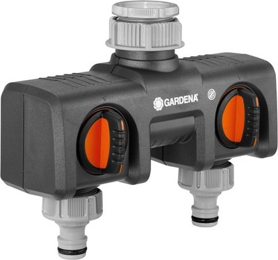 Gardena 2-way splitter: connection option for 2 devices to the tap