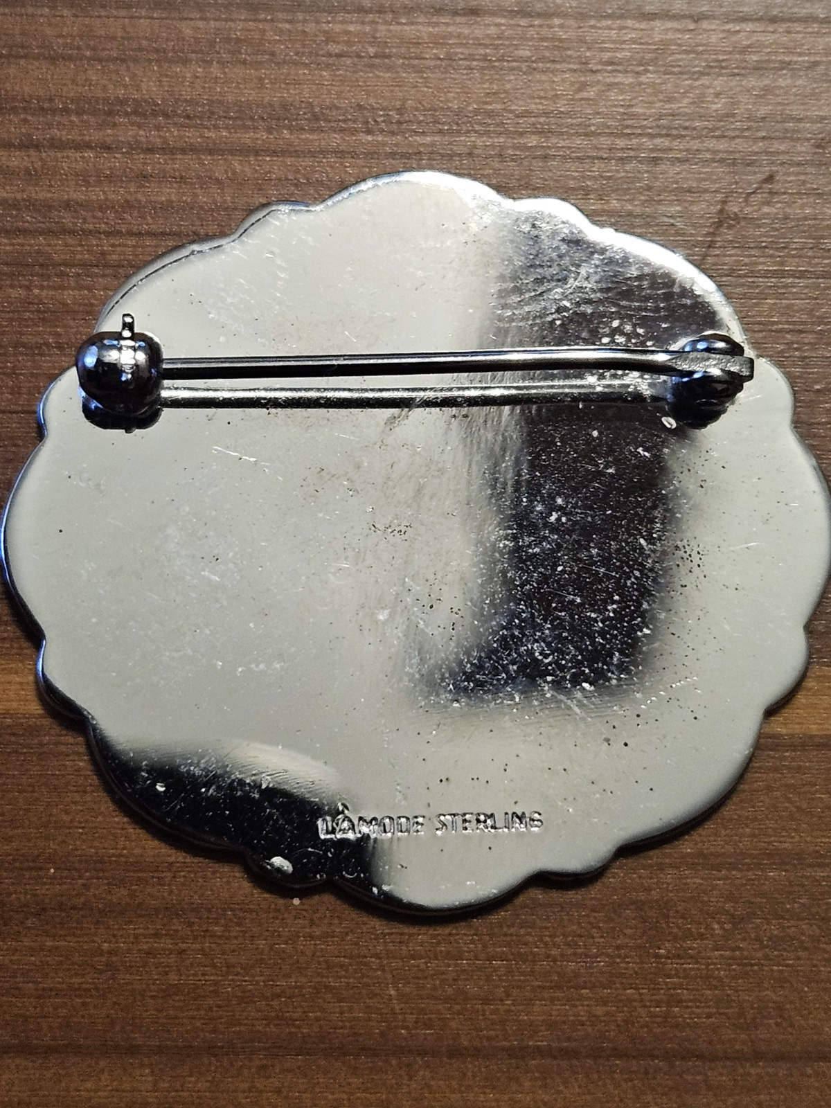 LaMode Sterling Silver Round Monogram ERG 925 Ste… - image 2