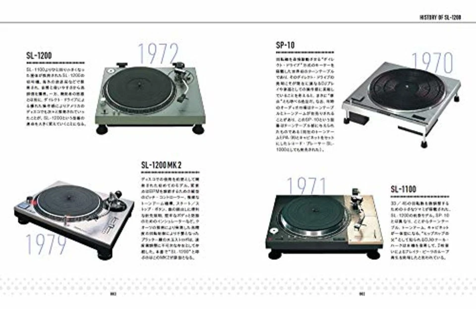 Portrait of Technics SL-1200 The Revolution Caused DJ Turntable  book F/S wTrack - Image 2 of 4