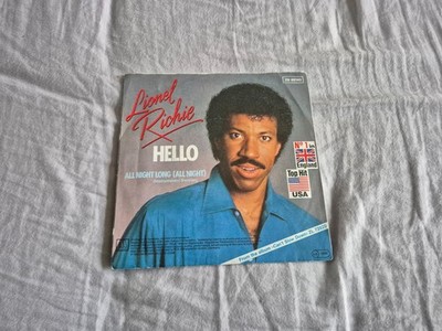 Motown Lionel Richie   Hello / All Night Long 7'' Single 1983 ZB 69145