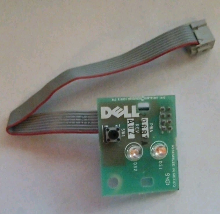 DELL PWA 29687A REV A02  PWB 29688 REV A01 LED OPERATOR PANEL BOARD