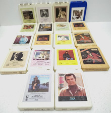 LOT OF 18 VTG. 8 TRACK Tapes Various Artist UNTESTED