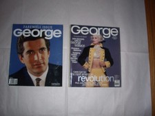 Vintage GEORGE Magazine Inaugural Issue & Farewell Issue
