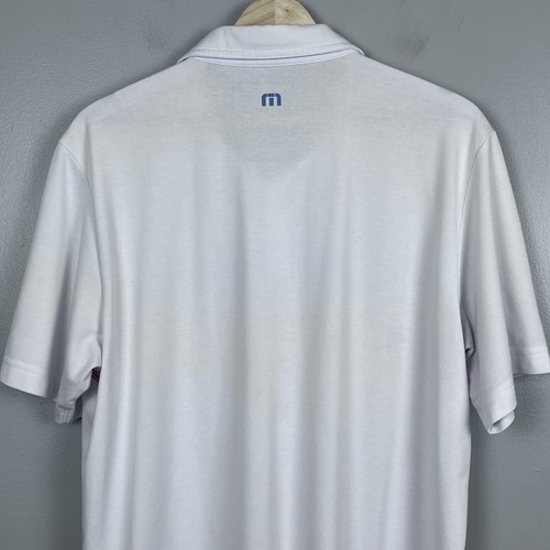 Travis Mathew Men's Merica Cotton Blend Flag Themed Polo Size L; Preppy, Golf - Picture 5 of 13