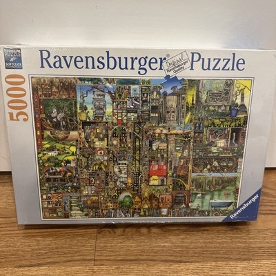 NEW & RARE Ravensburger Bizzare Town 5000 Piece Jigsaw Puzzle Made In Germany