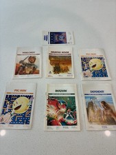 Vintage Atari Game Manuals & Comic — Lot of 7