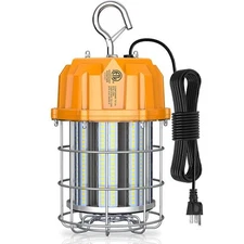 LED Temporary Work Light Fixture 100W 14500LM 5000K Construction Jobsite Lights