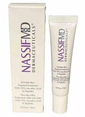 NASSIF MD DERMACEUTICALS Wrinkle Blur Target Treatment Peptides .5 oz 15 ml New