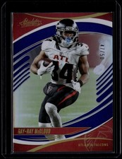 2025 Panini Absolute Ray-Ray McCloud #22 Spectrum Blue 47/50 Falcons
