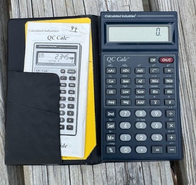 Calculated Industries 3375 QC Calc Calculator Statistics FREE SHIPPING