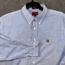 Vintage Chaps Ralph Lauren Button Down Shirt Long Sleeve Oxford Logo XL