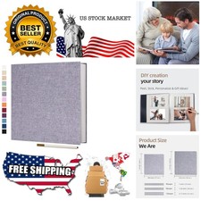 Large Photo Album Self Adhesive for 4x6 5x7 8x10 Pictures Scrapbook Album DIY...