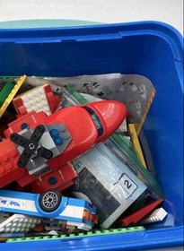 Assorted Lego 5508 Deluxe Brick Building Toys In Bucket Mixed Lot