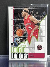 2020-21 Donruss #10 Vince Carter All Time League Leaders Toronto Raptors