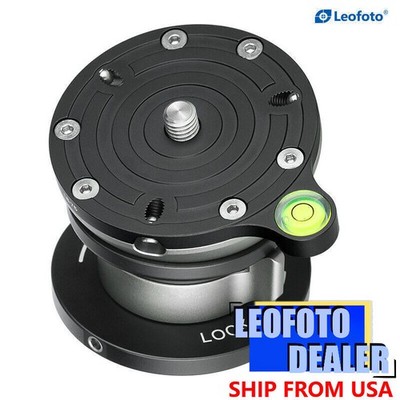 Leofoto LB-75 Leveling Base Quick Horizontal Adjust Head for Tripod，Load 55lbs