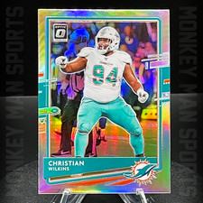 2020 Optic Football - Christian Wilkins - #62 OPTIC HOLO MINT
